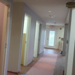 Treatment room hallway